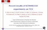 Recent results of ECRH/ECCD experiments on · PDF fileRecent results of ECRH/ECCD experiments on TCV F. Felici, E. Asp, ... 18th International Toki conference, December 9-12, ... using