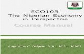 COURSE MANUAL - University of Ibadannewportal.dlc.ui.edu.ng/images/coursematerial/ECO 103.pdf · Website: . ... How this course manual is structured The course overview The course