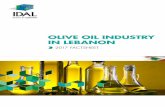 OLIVE OIL INDUSTRY IN LEBANONinvestinlebanon.gov.lb/Content/uploads/SideBlock/171011013554317... · 6 In 2011, olive production was estimated at 90,307 tons, while olive oil production