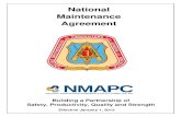 National Maintenance Agreement · PDF fileNational Maintenance Agreement Building a Partnership of Safety, Productivity, Quality and Strength Effective January 1, 2012