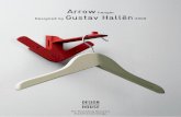 Arrow Designed by Gustav Hallén 2009 - Design House …designhousestockholm.com/site/assets/files/2378/productsheet_arrow... · A foldable multi-hanger that adorns the wall like