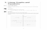 5 Linear Graphs and MEP Y9 Practice Book A Equations · PDF fileMEP Y9 Practice Book A 81 5 Linear Graphs and ... Exercises 1. Write down the ... 1 2 3 1 y x Daniel marks the top right
