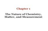 Chapter 1 The Nature of Chemistry, Matter, and Measurementprofkatz.com/.../01/...Study-of-Matter-2017-28-Chapter-1-web-copy.pdf · The Study of Matter and the Changes That Matter