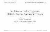 Architecture of a Dynamic Heterogeneous Network … of a Dynamic Heterogeneous Network System ... SDR and –MIMO ... BTS Network Node External Network