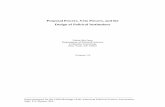 Proposal Powers, Veto Powers, and the Design of Political ... · PDF fileProposal Powers, Veto Powers, and the Design of Political Institutions ... 2 analyzed the effects of proposal
