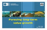 Companhia Vale do Rio Doce Vale do Rio Doce Pursuing long-term value growth New York May 15, 2007. 2 ”This presentation may contain statements that express
