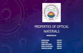 Properties of optical materials