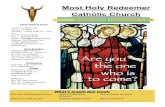 Most Holy Redeemer Catholic  · PDF fileMost Holy Redeemer Catholic Church ... Nicole Pagan, Rosemary Yanez, Robert C. Smith, ... Jennifer Alejo Deny Isodoro-Zavala