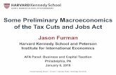Presentation: Some Preliminary Macroeconomics of the Tax ... · PDF fileSide note: These are not national income, and certainly not welfare • Subtract payments to foreigners and