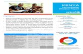 KENYA © UNICEF/2017/MUTIA Humanitarian Situation · PDF file(2017 Long Rains Assessment, ... on their nutritional status. ... provided emergency health kits to affected areas within