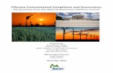 Effective Environmental Compliance and …. The May 2010 report was ... The report discusses principles for effective compliance and ... Effective Environmental Compliance and Governance
