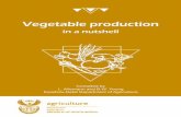 Vegetable production - nda.agric.zanda.agric.za/docs/Infopaks/VegProdnutshell.pdfVegetable production in a nutshell. Compiled by ... Sandy to loamy soils are best. Soils should not
