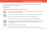 Important Safety Precautions - Verizon Wireless Safety Precautions ... Descriptions ... BSC (Base Station Controller), BTS (Base Station Transmission System), and ...