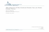 The Impact Of The Federal Estate Tax On State Estate Taxes · PDF fileThe Impact of the Federal Estate Tax on State Estate Taxes Congressional Research Service Summary An estate tax