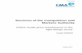 Decision of the Competition and Markets Authority · PDF fileII. The National Lighting Company Limited ... CMA The Competition and Markets Authority CMA Rules The Competition Act 1998