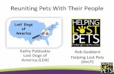 Reuniting Pets With Their People - Professional Programsprofessionalprograms.net/downloads/2016_APA/PDFs/APA 23 Goddard... · the email alerts, and then see that dog come in the shelter