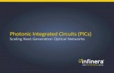 Photonic Integrated Circuits (PICs) - IEEE ComSoc · PDF fileMarket forces driving demands on DWDM systems MORE BANDWIDTH Capacity per Wave Capacity per System 100G to Terabit pipes