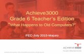 Achieve3000 Grade 6 Teacher’s Edition - · PDF fileAchieve3000 Grade 6 Teacher’s Edition ... electronic-waste or e-waste defined as anything with a battery or a power cord. ...