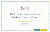 The essential equations every marketer needs to know