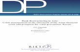 Bank Restructuring in Asia: Crisis management in the ... · PDF fileKAMCO (Korea Asset Management Corporation) 8. ... Introduction This paper analyzes the Korean bank rest ructuring