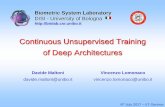 Continuous Unsupervised Training of Deep Architectures