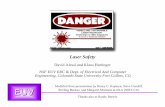 LASER SAFETY LECTURE6 - University of Colorado Boulder · PDF fileLaser Safety Modified from presentation by Henry C. Kapteyn, Steve Cundiff, Sterling Backus, and Margaret Murnane