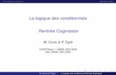 La logique des conditionnels eserved@d = *@let@token · PDF file · 2011-10-04La logique des conditionnels ... and the conditional to be a binary connective: no other boolean function