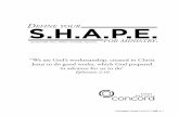 First Baptist Concord S.H.A.P.E. Profile, p. 1fbconcord.org/am-site/media/shape-tool.pdfAfter completing the profile, summarize your observations in the S.H.A.P.E. Profile Summary.