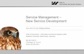 Service Management – New Service Developmentiss.uni-saarland.de/workspace/documents/dlm_3_new_service... · o Business analysis o Project authorization o Service design and testing
