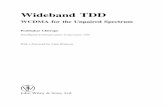 Wideband TDD: WCDMA for the Unpaired Spectrum · PDF fileWCDMA for the Unpaired Spectrum ... 5.8 RAB/RB Management Procedures 110 ... 5.16.5 CS Call and PS Session Data Procedures