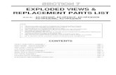 EXPLODED VIEWS & REPLACEMENT PARTS  · PDF fileexploded views & replacement parts list model no. : ag-hpx300p, ag-hpx301e, ag-hpx302en contents front case parts assembly