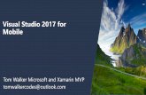 Visual studio 2017 mobile dev