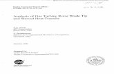 Analysis of Gas Turbine Rotor Blade Tip and Shroud Heat ... · PDF fileNASA Contractor Report 198541 ICOMP-96-9; 96-GT-189 Analysis of Gas Turbine Rotor Blade Tip and Shroud Heat Transfer