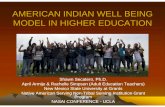 AMERICAN INDIAN WELL BEINGAMERICAN INDIAN WELL BEING MODEL ...media.collegeboard.com/.../American-Indian-Well-Being-Model-in-Hig… · AMERICAN INDIAN WELL BEINGAMERICAN INDIAN WELL