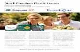Stock Premium Plastic Lenses - Seiko Opticalseikoeyewear.com/media/wysiwyg/jcob/Ultra_150.pdf · Stock Premium Plastic Lenses Ultra 1.50 Finished Single Vision Clear Hardcoat, Surpass