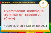 Examination Technique Seminar on Section A (Case) and your discussion with the Group’s CFO, suggest the risk of material misstatements identified relating to inventory and property,