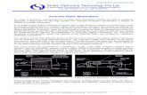 Sintec Optronics Technology Pte · PDF fileSintec Optronics Technology Pte Ltd ... High efficiency AO Modulator for lasers where fast modulation ... high power handling, RF 3W A35110