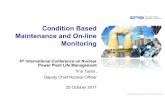 Condition Based Maintenance and On-line Monitoring Developing a Technical Basis for Using On-Line Equipment Condition Monitoring to Reduce Time-Based Preventive and Predictive Maintenance