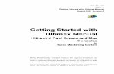 Getting Started with Ultimax Manual -   · PDF fileSome sample screens in this manual were captured on a stand-alone ... Programming Mode ... CNC Configuration Screen