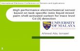High performance electrochemical sensor based on task ...sciforum.net/conference/ecsa-1/paper/2424/download/slides.pdf · High performance electrochemical sensor ... International