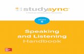 Speaking and Listening Handbook · PDF fileSpeaking and Listening Handbook 1 ... General Speaking Skills: ... It may include colloquial expressions, some slang, short