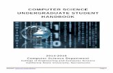 COMPUTER SCIENCE UNDERGRADUATE … resources...degree programs in computer science, software engineering, and computer engineering. ... An undergraduate handbook with further course