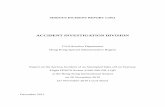 ACCIDENT INVESTIGATION DIVISION -   · PDF fileACCIDENT INVESTIGATION DIVISION ... ICAO International Civil Aviation Organisation ... defined under Annex 13 to the Convention on