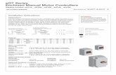 eOT Series Enclosed Manual Motor Controllers - ABB … Series Enclosed Manual Motor Controllers ... Reference the National Electric Code and all local codes for appropriate wire size