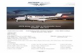 N30SE King Air 200 Spec - Meisner  · PDF file · 2014-10-02703Airport$Road$ Burlington,$WI$53105$ 262.763.6600$  $