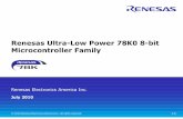 Renesas Ultra-Low Power 78K0 8-bit Microcontroller Family · PDF fileRenesas Ultra-Low Power 78K0 8-bit Microcontroller Family 1-A ... Counter Stack Pointer Register Bank ... receiver