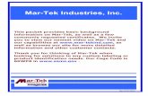 Mar-Tek Industries, Inc.test.mar-tekind.com/doc/MT_Certifications.pdf3545-G South Platte River Drive PO Box 1194 Englewood, CO 80110 Englewood, CO 80150 Phone: 303.789.4067 Fax: 303.789.9296