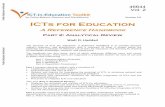 Version 2.0 ICTs for Education - World Bankdocuments.worldbank.org/curated/en/900491468147317327/pdf/466440WP...4.2 ICTS FOR INSTRUCTIONAL OBJECTIVES ... 5.4.3.3 Teacher Development