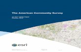 The American Community Survey - Esri: GIS Mapping … versus Census 2000: What's the Difference? ... There are three key differences between Census 2000 sample data and ACS ... about