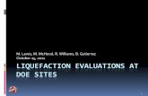Liquefaction Evaluations at DOE Sites Evaluations at DOE...Idriss/Boulanger and Cetin et al., ... Liquefaction Evaluations at DOE Sites Author: Michael Lewis, Michael McHood, Rucker
